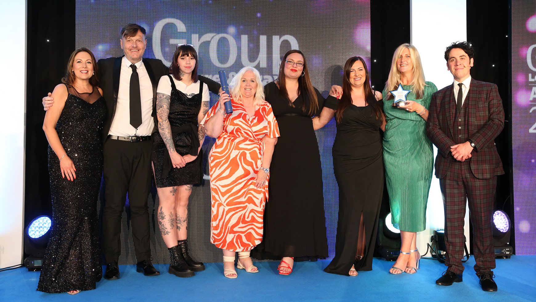 Warner Hotel's Coach and Group team at the Group, Leisure & Travel awards 2024